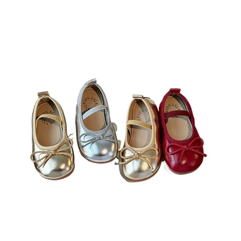 

Girl Shoes Autumn Gril Shoe Butterfly Princess Shoe Fashion Girl Party Dresses Girl School Shoe Versatile Women Shoes Wholesale