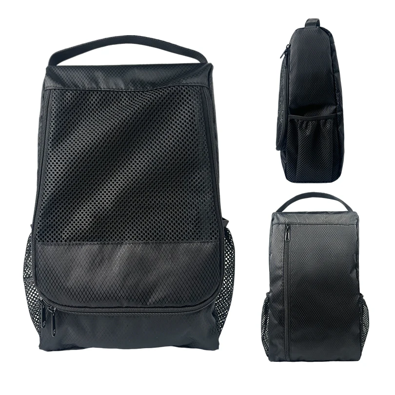 

Сумки для хранения обуви для гольфа на молнии, сетчатые дышащие чехлы для кроссовок, дорожные спортивные сумки для хранения обуви