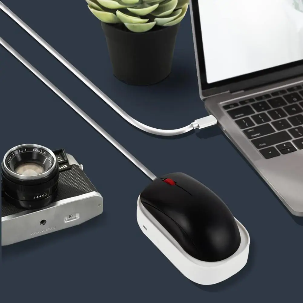 Virtual Mouse Controller  Concise Anti-dormancy Long Standby Time  Undetectable Mini Mouse Vibrator PC Accessory