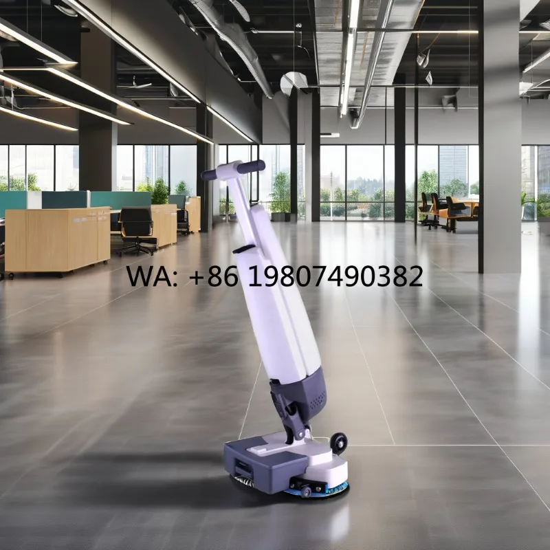 Professional Walk-Behind Floor Scrubber Fast Floor Cleaning Machine for Home Office Industrial Cleaning Use