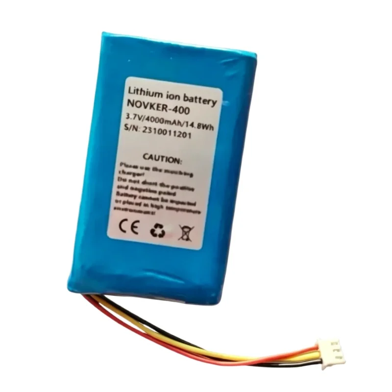NOVKER-400 3.7V 14.8Wh 4000mAh Battery for Optical Fiber Tester NK3200 NK3800 NK3000 High Quality Engineering Treasure Battery
