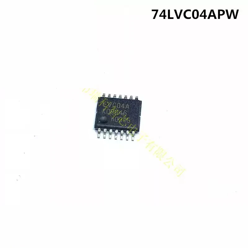 100pcs 74LVC04APW TSSOP-14 LVC04A Gate and Inverter, New Original