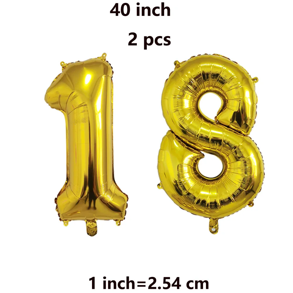 11Pcs Helium Foil Globos Football Birthday Decoration Party 1 18 30 Years Boy Gold Foil Number Ball Soccer Sports Party Supplies