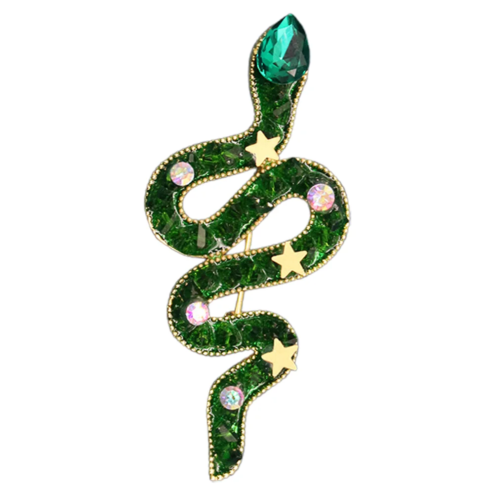 Snake Brooch Metal Clothes Vintage Decor Corsage Hat Decorative Pins Flowers Cute Lapel