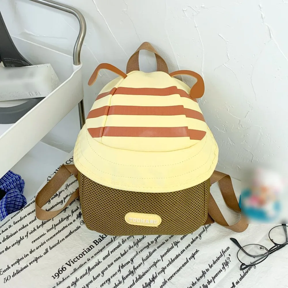 Cute Nylon Mushroom Backpack Strawberry Mini Kindergarten Schoolbag Large Capacity Kid Backpack Children Boys Girls