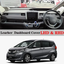 Dashboard Dash Mat Cover Leather Pad Sunshade Anti-UV Car Carpet Car Accessories For Honda Freed GB5 GB6 GB7 GB8 2017 2018-2020