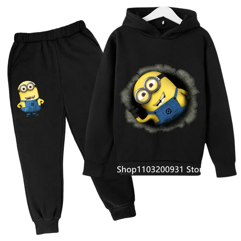 Boys and girls hoodie set Cotton children hooded sportswear set Pants Boys clothes Casual fashion hoodie set