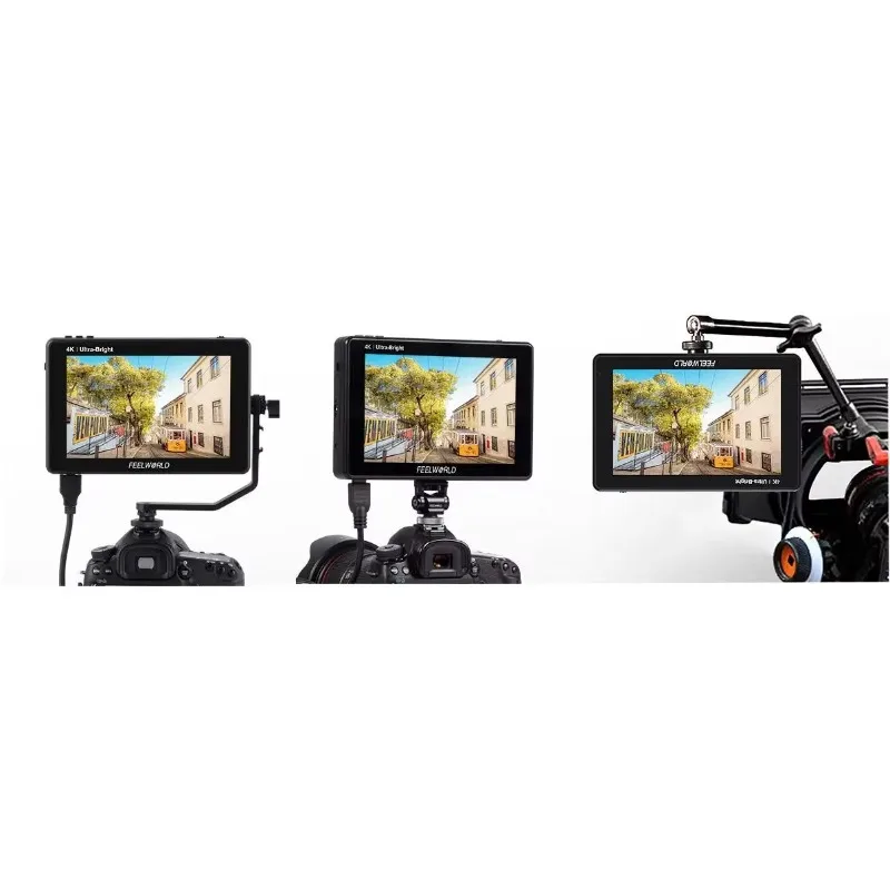 

Новый FEELWORLD LUT7 7-дюймовый 2200 нит 3D LUT сенсорный монитор для DSLR-камер с векторным анализатором формы сигнала и гистограммой