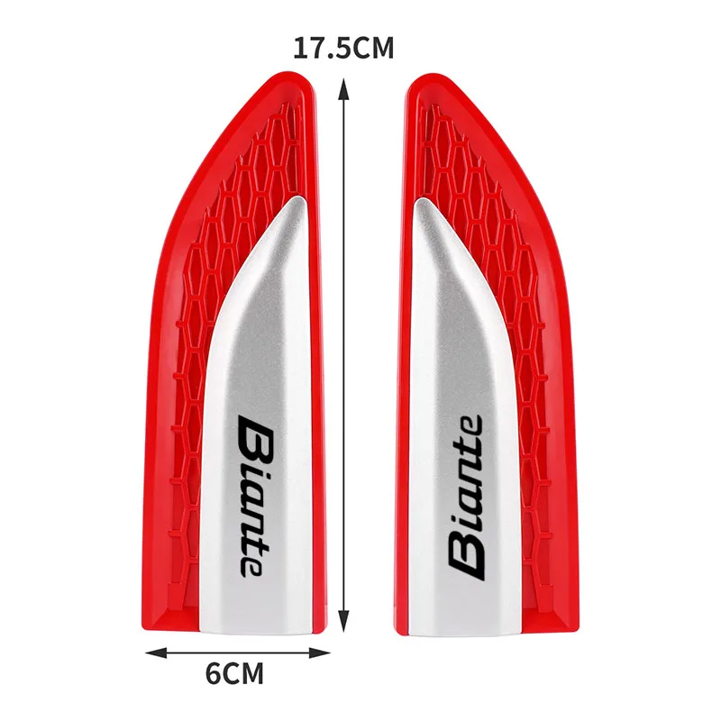 Moda 2PCS Auto Lato Parafango Coltello Adesivi Emblema Distintivo Decalcomanie Trim Styling Logo per Mazda Biante Accessori Auto Ala presa