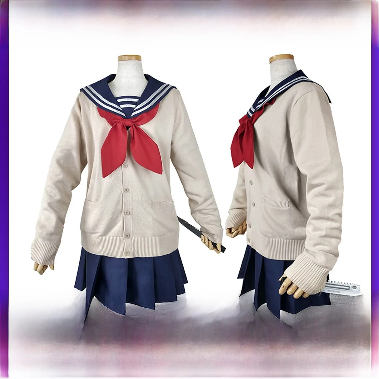 زي ماي هيرو أكاديميا للهالوين، ملابس صينية تقليدية، زي أداء مسرحي نسائي فاخر وعصري #1