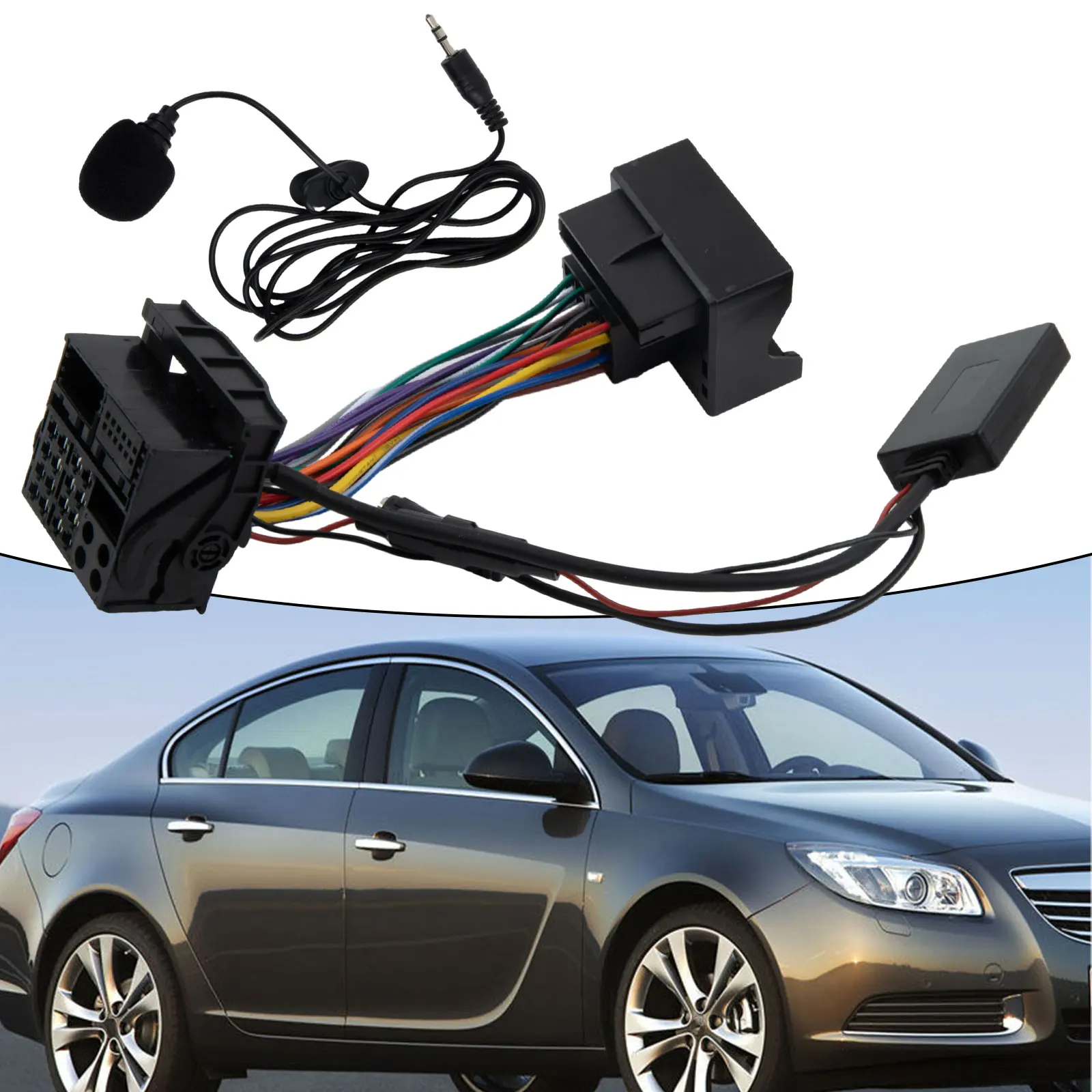 Car Wireless Adapter AUX External For Opel CD30 CDC40 CD70 DVD90 Music Receiver With Microphone BT Call Handsfree
