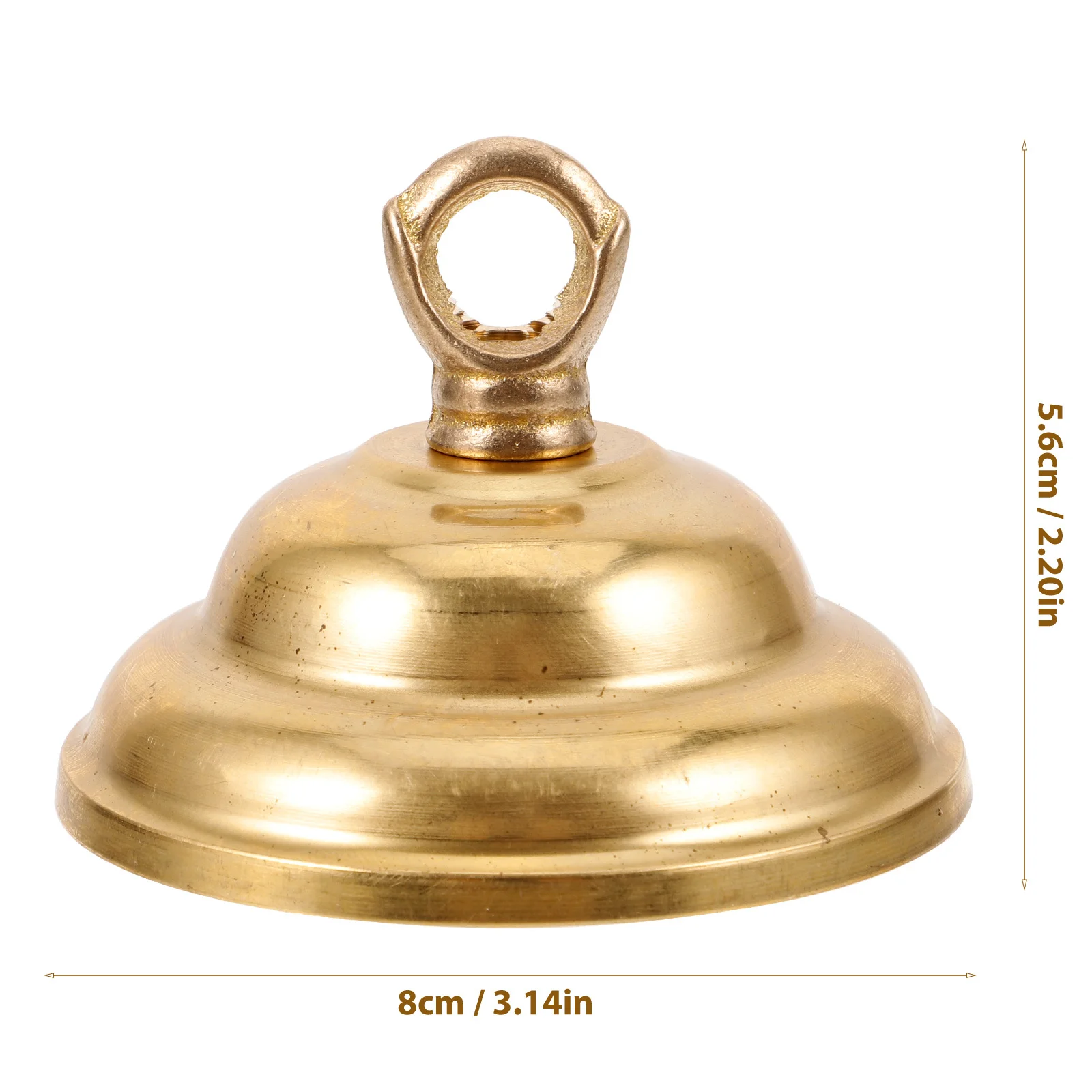 مغلق هوك النحاس ضوء تصاعد قوس السقف المظلة الثريا غطاء طقم قطع غيار قلادة مصباح DIY التبعي التصميم الحديث #4