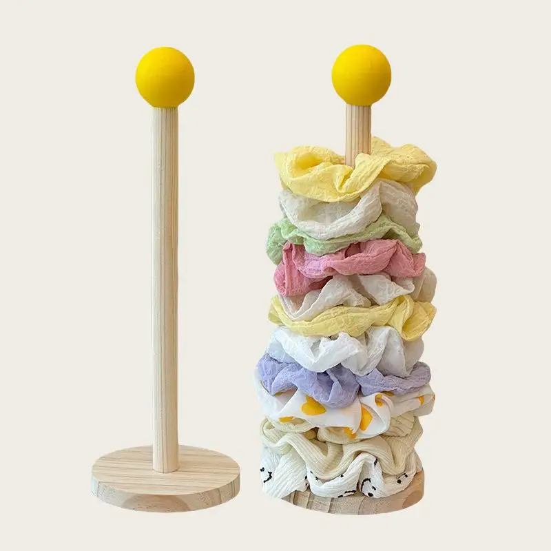 Hair Scrunchies Hairpin Organizer Cute Girl Jewelry Holder Head Rope Headband Display Rack Children's Hair Accessories Storage
