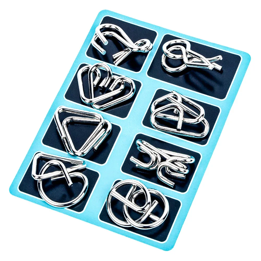 1 pc Classic Alloy สมอง Teaser Magic ปริศนาถอดรหัสเกมปลดล็อคความแปลกใหม่ของเล่นเด็กผู้ใหญ่ของเล่น