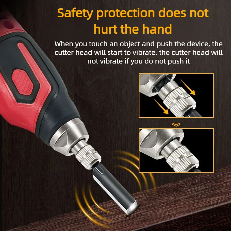 Electric Carving Chisel Handheld Woodworking Carving Machine High-power Wood Carving Tool Set Carpentry Professional Hand Tools