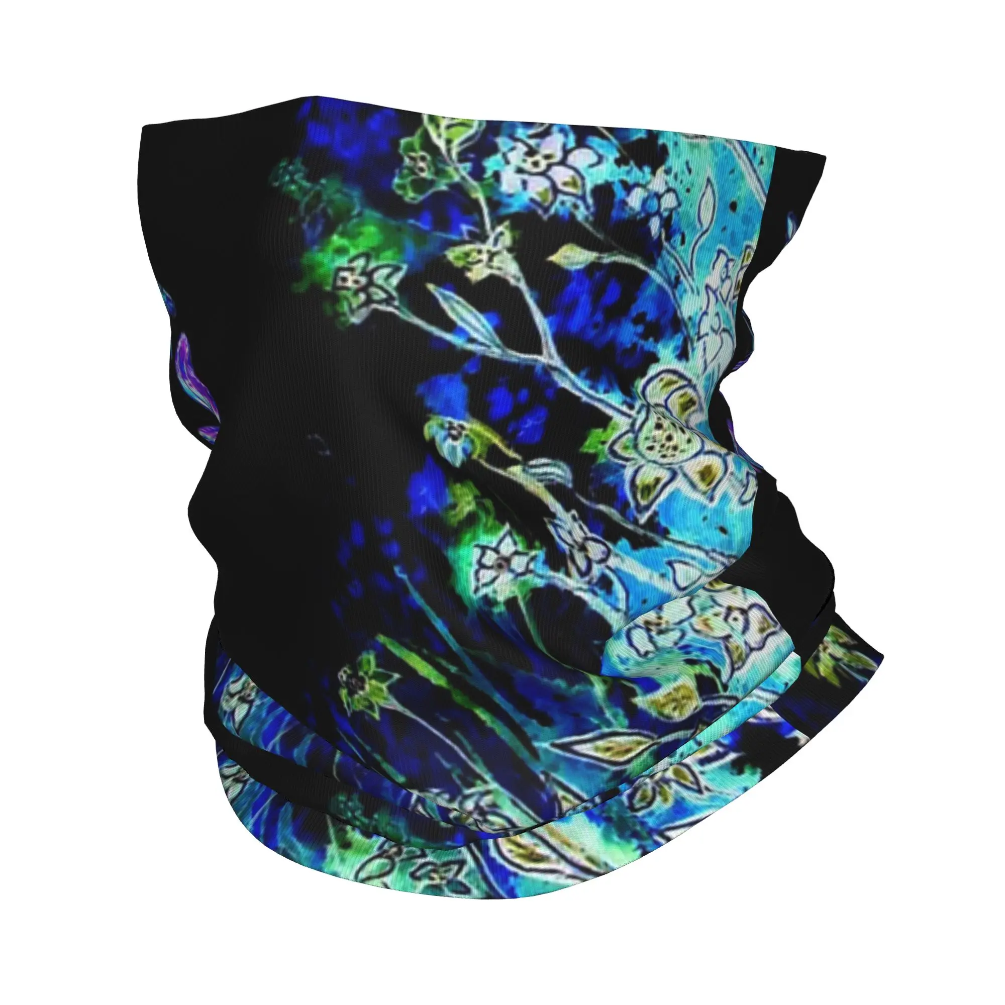 Flowers and Wings Dragonfly butterfly Bandana Neck Cover Printed Mask Scarf Multi-use Balaclava Running Unisex Adult