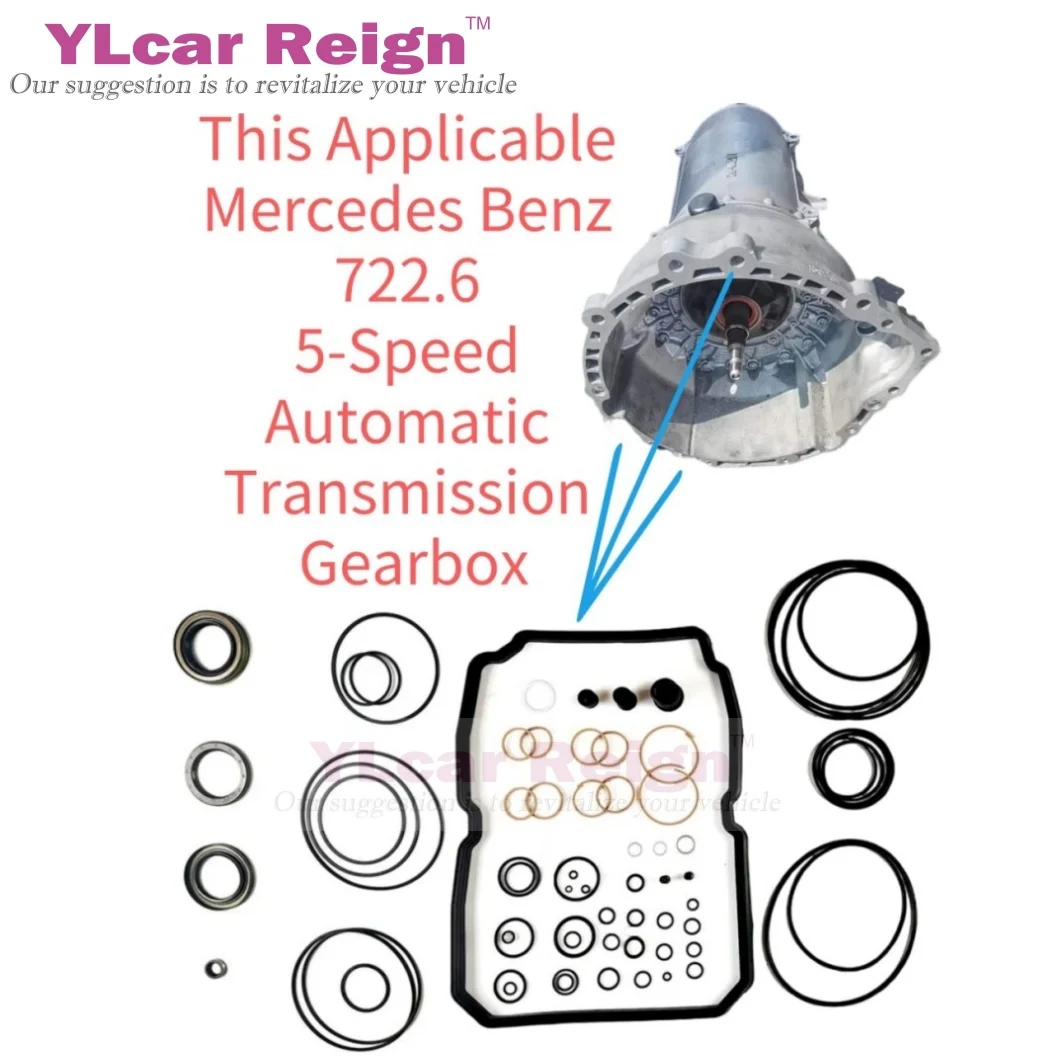 722.6 Automatic Transmission Gearbox Overhaul Kit Rebuild Repair Seals Gasket Fit O-rings for Mercedes Benz CLC Car Accessories