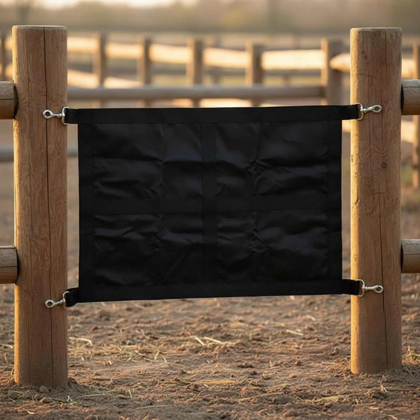 

Four Hook Horse Gate Heavy Duty Horse Stall Gate Paddock Passage Barrier Metal Hooks Livestock Gear Adjustable