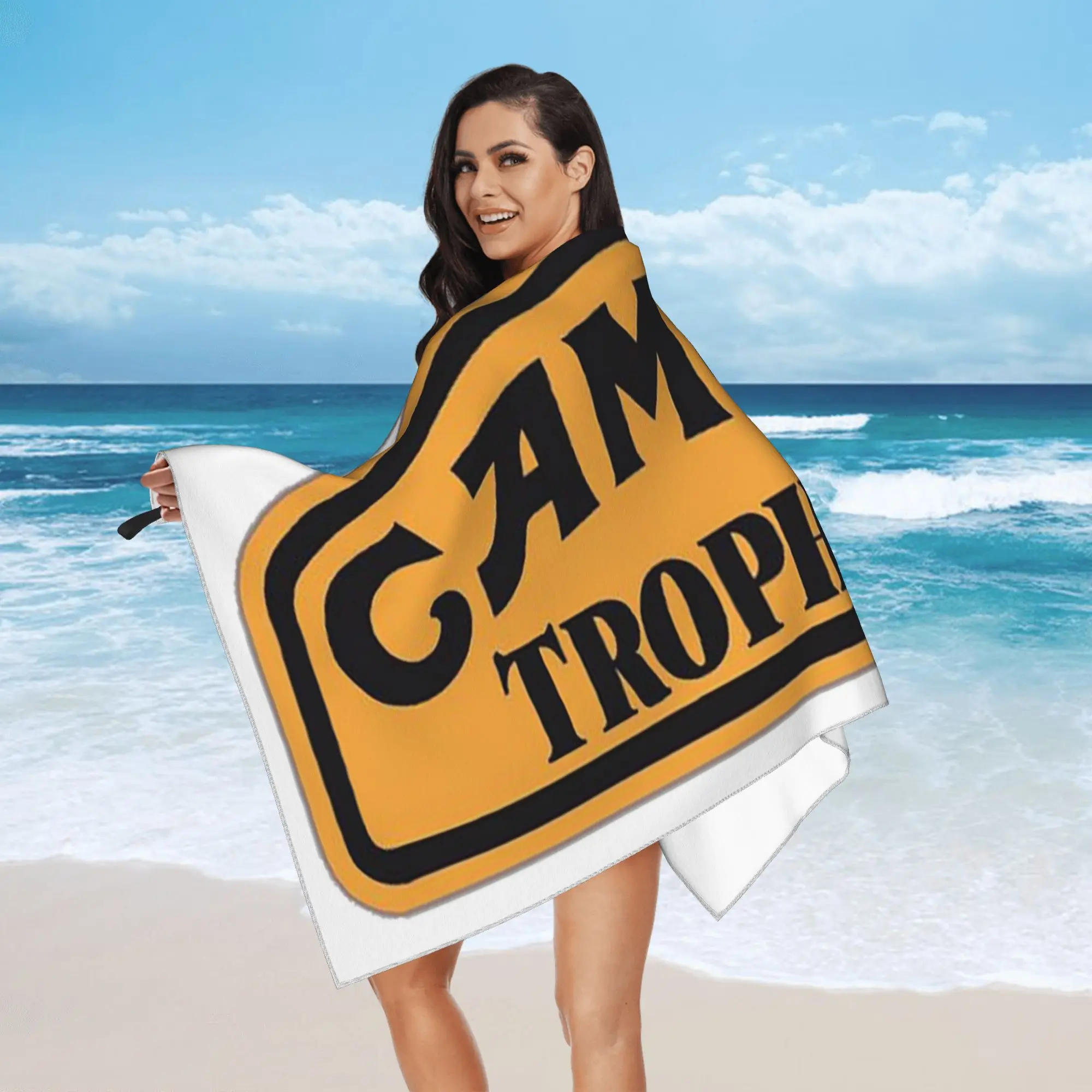 Camel Trophy Classic Logo Beach Towel Soft Microfiber Quick Dry Absorbent Quick Towels For Swimming