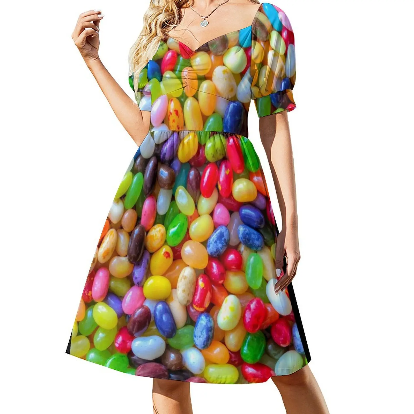 

Jelly Beans Short Sleeved Dress elegant dress Clothing evening dresses luxury 2025 Dress