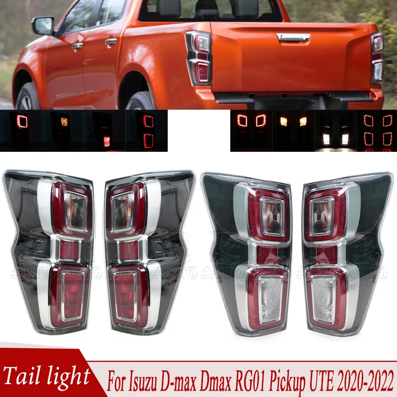 

Tail Light LED Turn SIgnal Light Brake Lamp Stop Fog Lamp Tail Lamp Assembly For Isuzu D-max Dmax RG01 Pickup UTE 2020 2021 2022