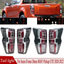 Tail Light LED Turn SIgnal Light Brake Lamp Stop Fog Lamp Tail Lamp Assembly For Isuzu D-max Dmax RG01 Pickup UTE 2020 2021 2022