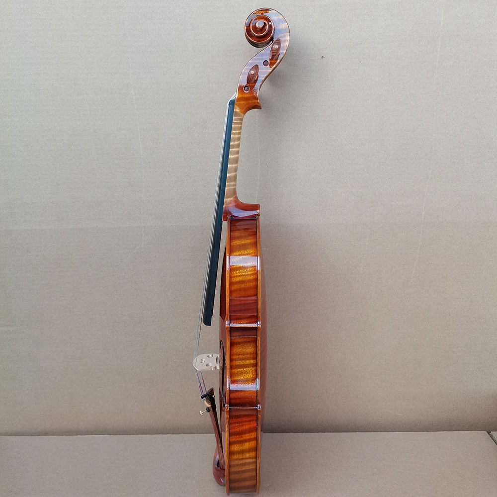 كمان مستوى الأداء من خشب التنوب الأوروبي 4/4 1/2 1/4 طالب ستراديفاريوس آلات موسيقية احترافية شحن مجاني