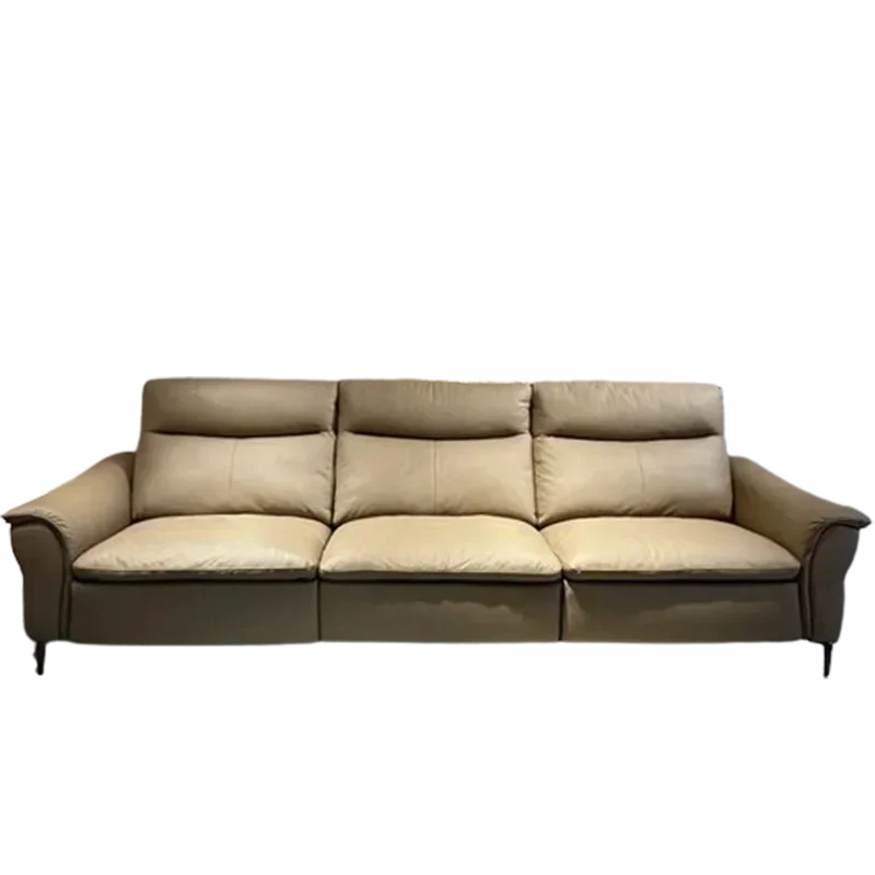 #Family White Electric Sofa Chaise Modern Luxury Elegant Stretch Sofa Loveseat Wooden Divani Da Soggiorno Living Room Furniture