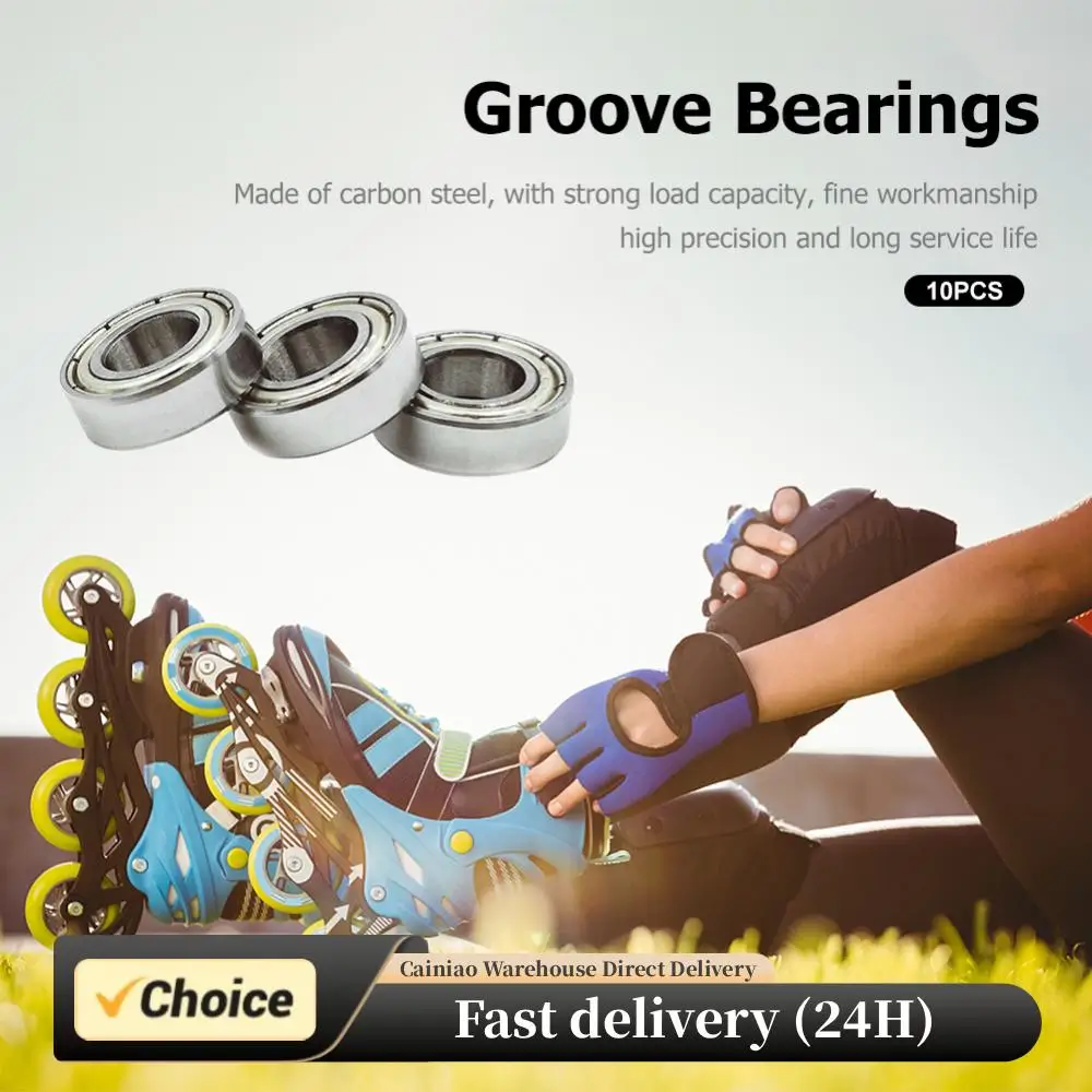 

Ball Bearings 608ZZ 623ZZ 626ZZ 685ZZ 607ZZ Deep Groove Carbon Steel Miniature Bearing For Skateboard Roller Skate Bearings