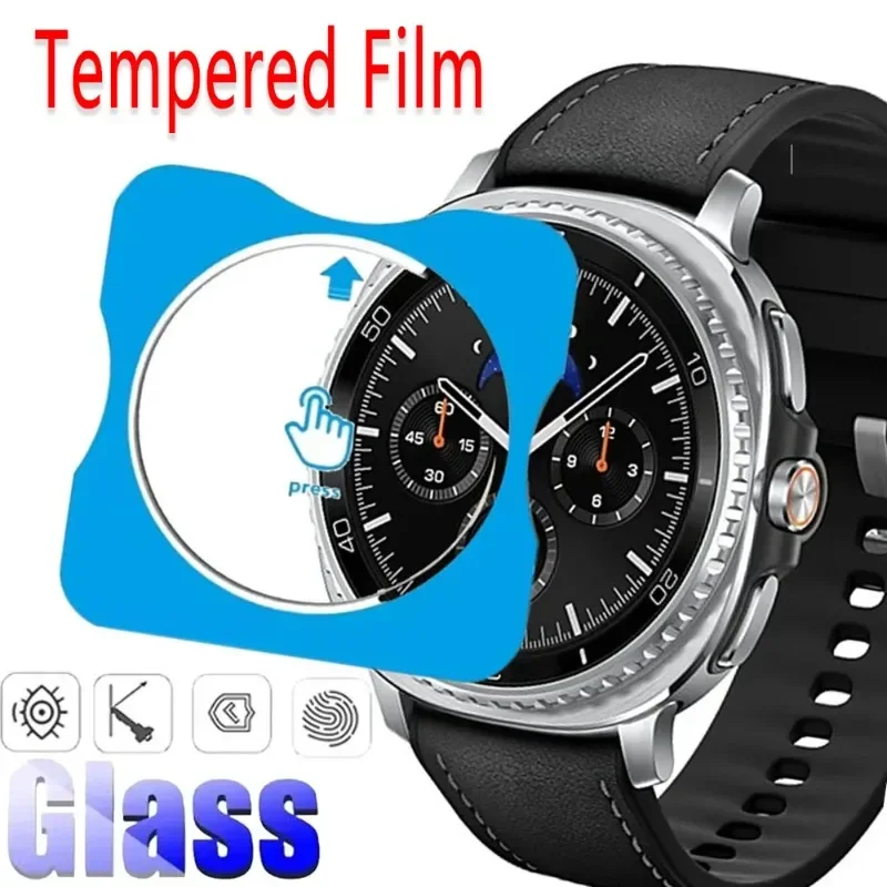 Tempered Glass Film For Samsung Galaxy Watch 8 Classic 46mm Quick Pasting Protective Screen Film Watch Ultra/8/7/6/5/4 44mm 40mm
