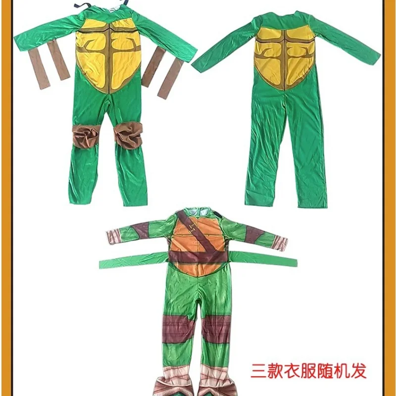 2024 Hot Sale Children Teenage Ninja Cosplay Costume Ninja Turtle Suit Clothes Vice Anime Halloween Birthday Party Gifts