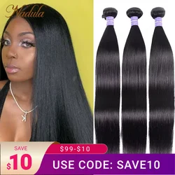 Fasci di capelli lisci Nadula tessuto di capelli umani 3 fasci/4 pacchi offerte di capelli lisci fornitori di capelli peruviani all'ingrosso 8A capelli umani