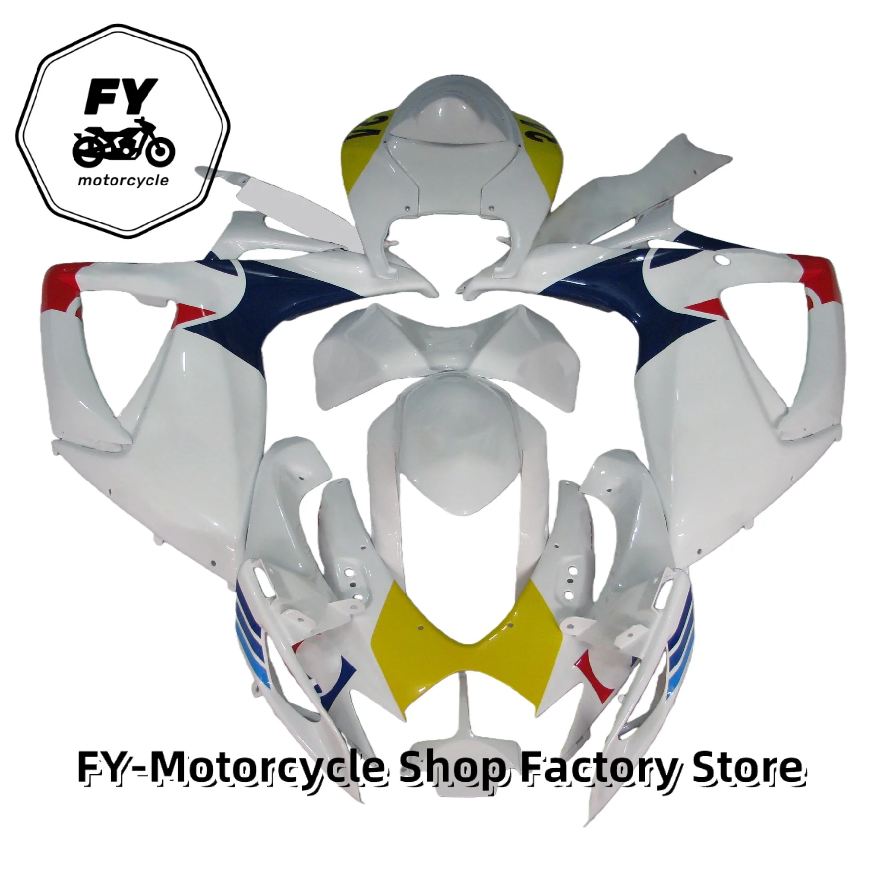 Full Set Motorcycle Fairing Bodywork Fit For GSX-R600 GSXR750 K6 2006 2007 ABS Injection Complete Panel Replacement Cowl Kit