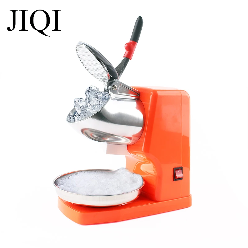 

110V/220V Stainless Steel Electric Ice Crusher Chopper Commercial Slush Sand Block Shaver Snow Cone Smoothie Slushies Machine EU