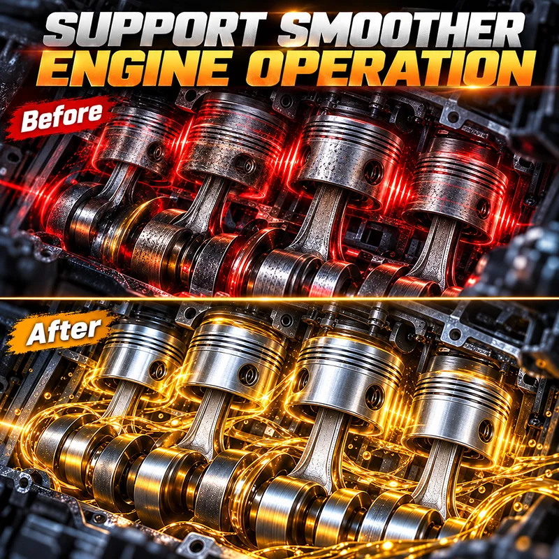 Automotive Engine Treatment Anti-Wear Oil Additive Engine Protectant Carbon Removal Agent Car Maintenance
