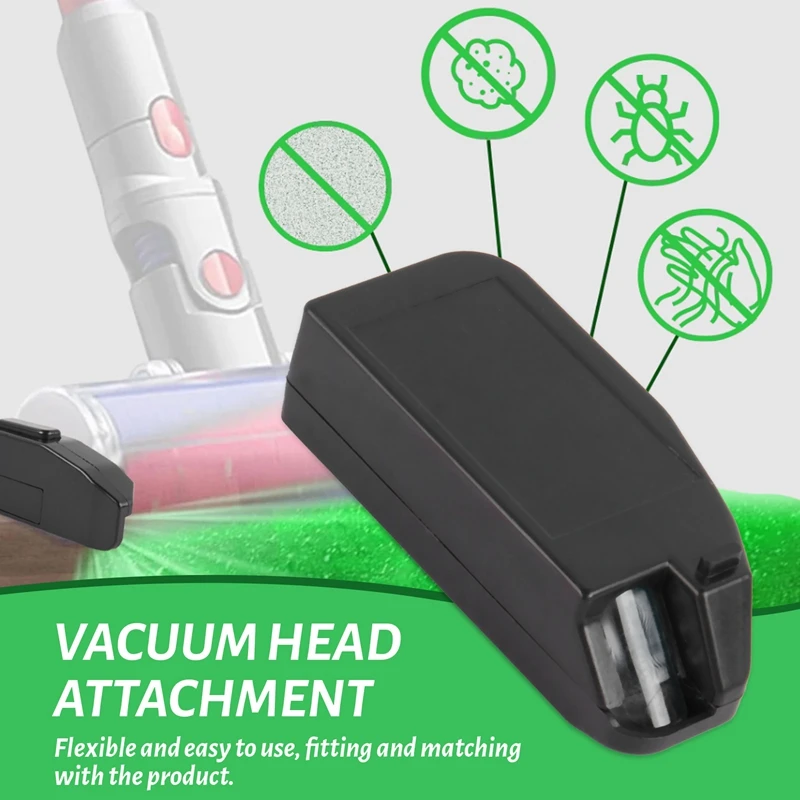 Vacuum Dust Detector Light Vacuum Led Light Attachment, Green LED Light for Vacuum Cleaner Head Accessories