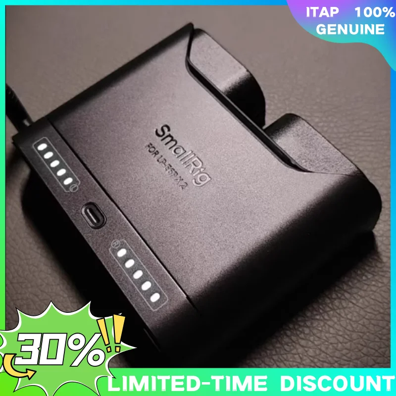 

Быстрое зарядное устройство SmallRig для аккумуляторов камер, совместимое с Sony NP-FZ100, Canon LP-E6P, Nikon EN-EL15c, Sony NP-FW50, DMW-BLK22, 5489