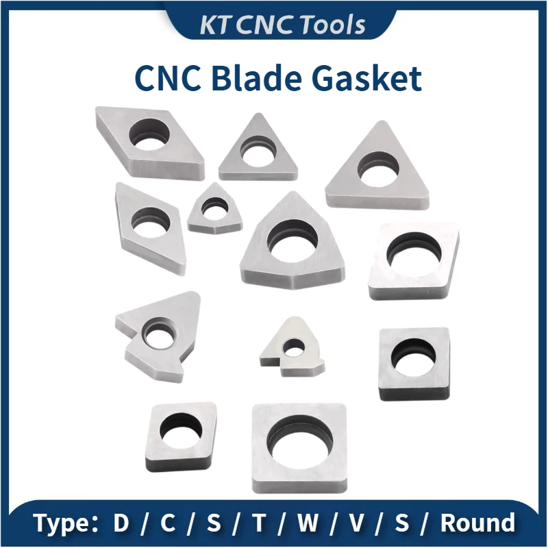 

KT CNC 100 шт. прокладка лезвия с ЧПУ токарная персиковая форма ромба треугольная круглая шайба держателя резьбы MC1204 MT1603 MW0804
