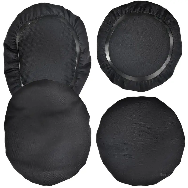 2pcs Stretchable Headphones Earpads Covers, Washable Ear pads Sweat Guards for Enhanced Hygiene and Comfort Use