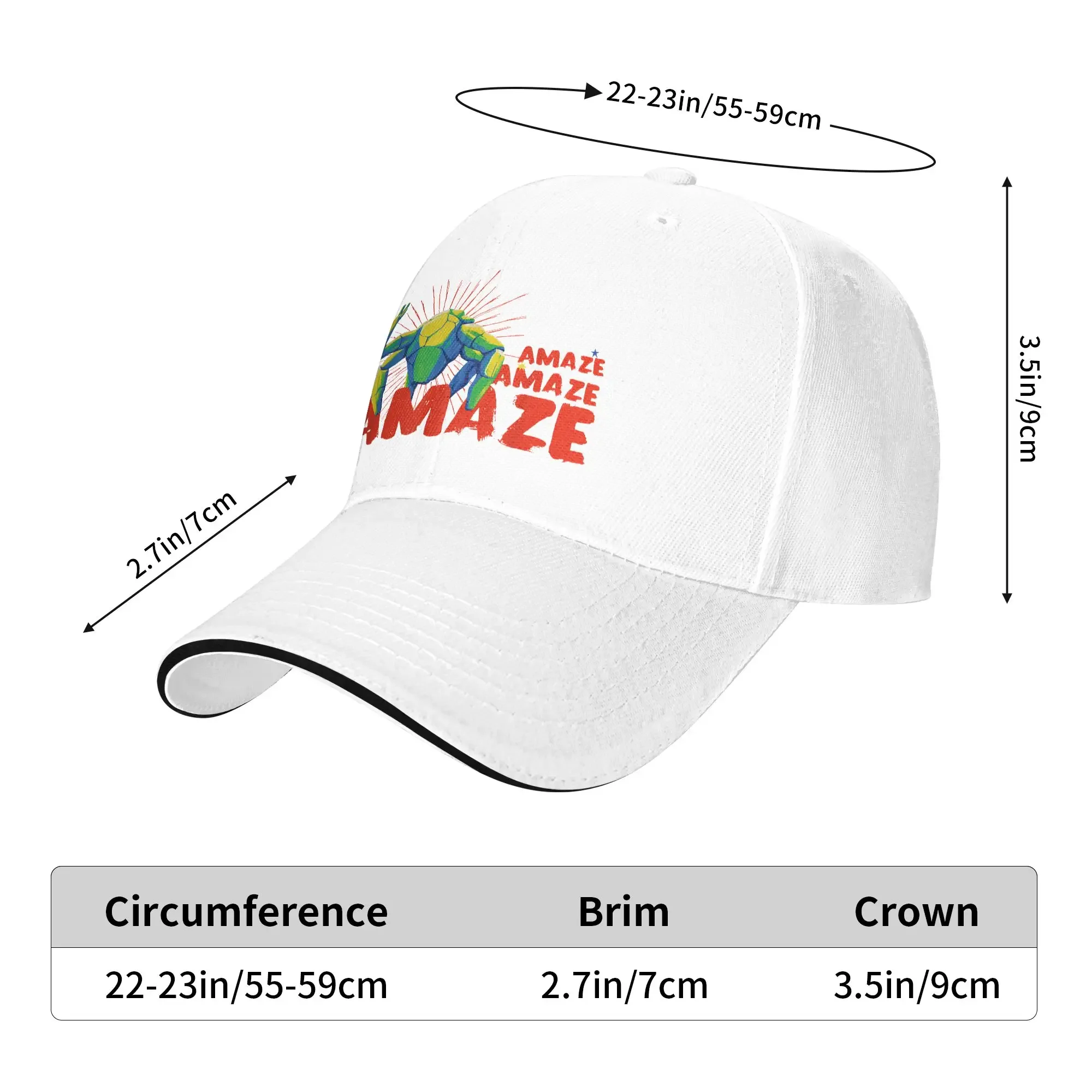 Amaze Amaze Amaze Baseball Cap Tennis Skate Breathable Trucker Hat Unisex Men Vintage Design Baseball Caps