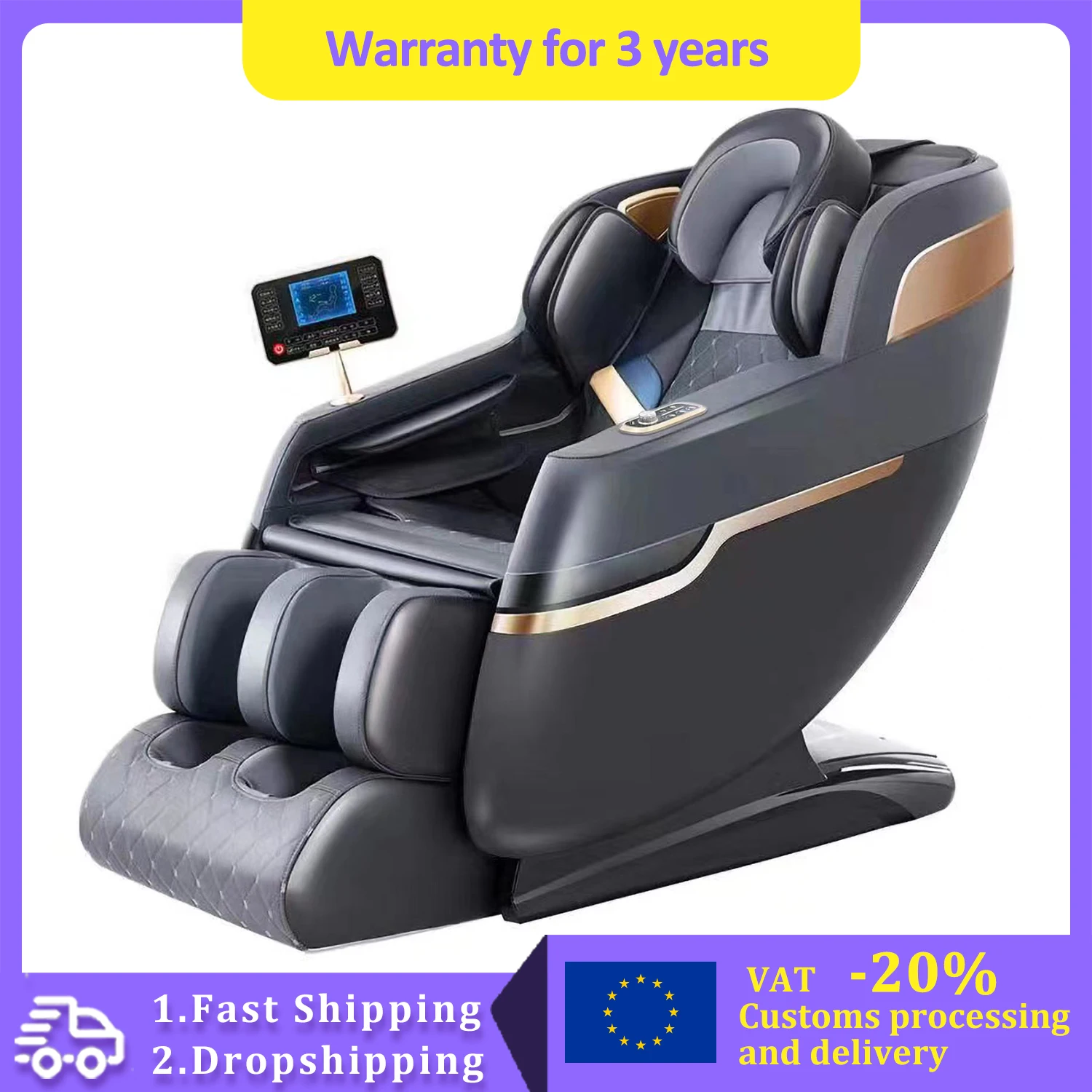 

Electric Zero Gravity Massage Chair Intelligent Full Body Multi-Function Home Office Heating Kneading relax Massage chair sofa