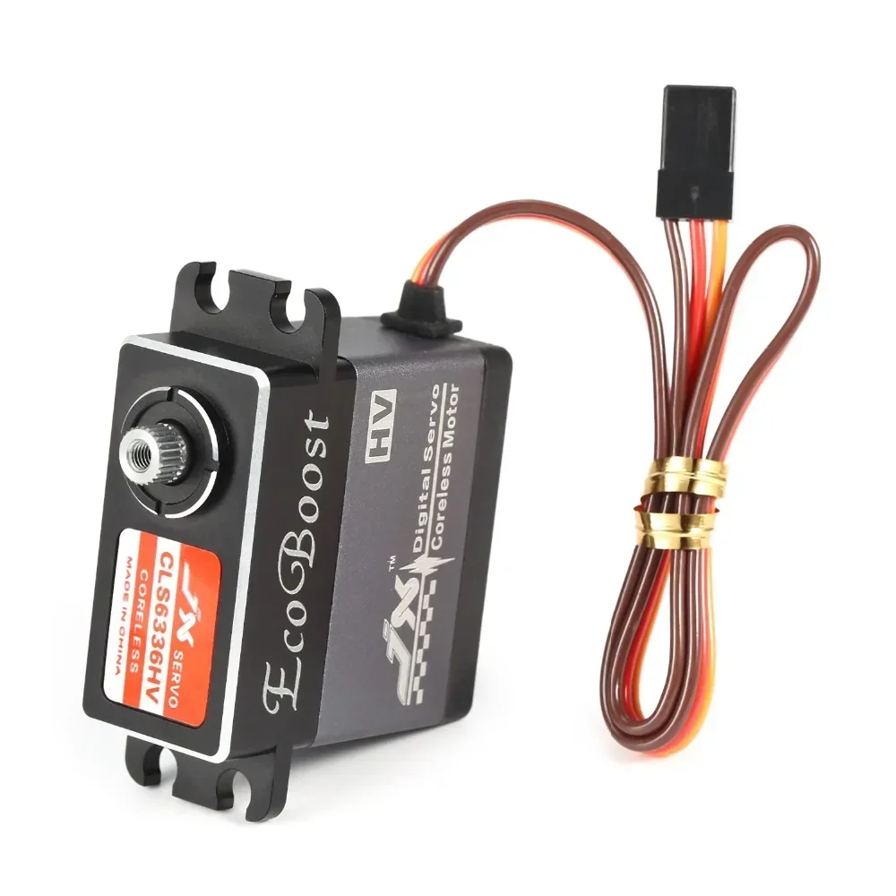 

JX CLS6336HV 35KG High Voltage Metal Gear Digital Coreless Servo Aluminum Shell Motor for 1/8 RC Car & 2000mm Fixed-wing Plane