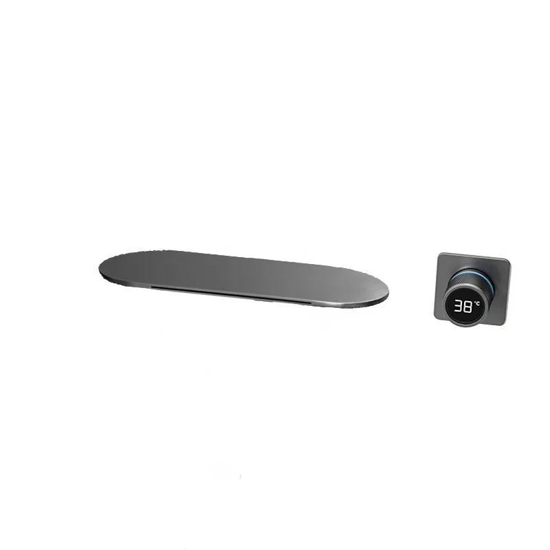 

Pre-buried, concealed, basin, faucet, embedded, wall type, waterfall, hot and cold, wash basin, faucet