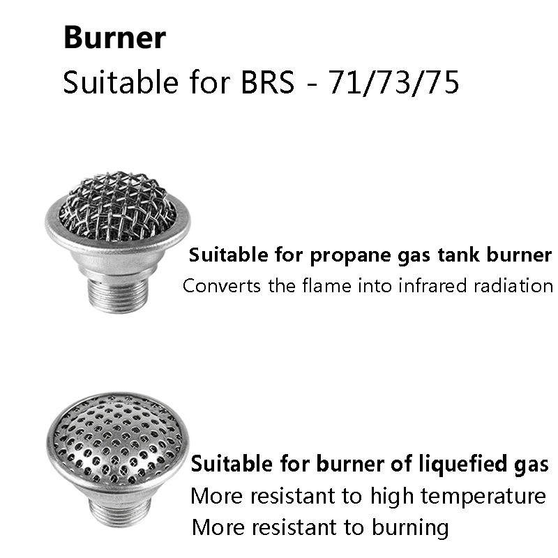 BRS 7 Series Stove Accessories Replacement Parts Gas Burner Durable Original