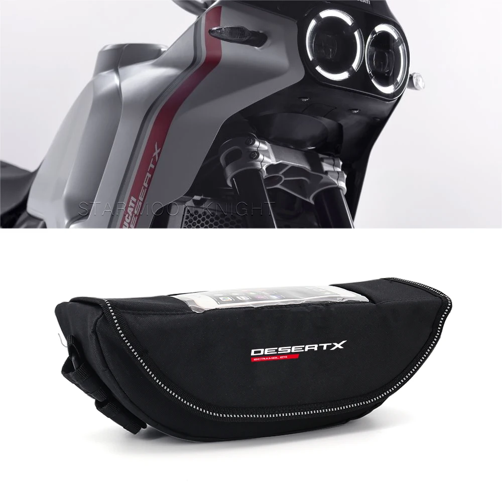 

Motorcycle Accessories Waterproof Bag Storage Handlebar bag Travel Tool bag For Ducati Scrambler Desert X DesertX 2022 2023-