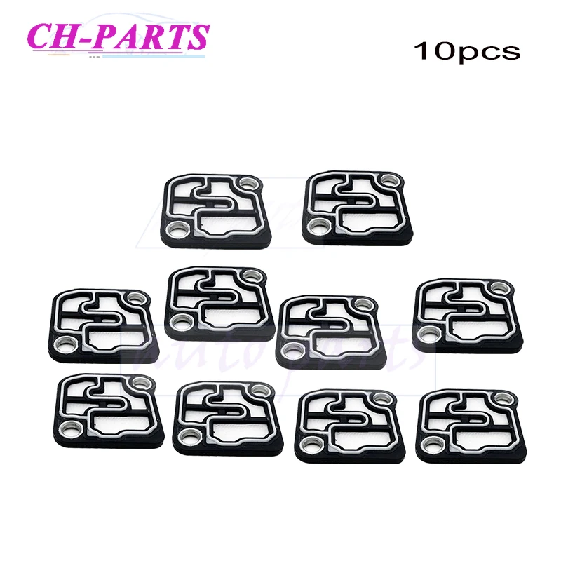 

10 шт. детали DSG 0B5 OB5 DL501 DQ500 7-скоростной соленоид сцепления VFS, прокладка фильтра, автоматическая коробка передач 198971 для A4 A5 A6 A7 Q5