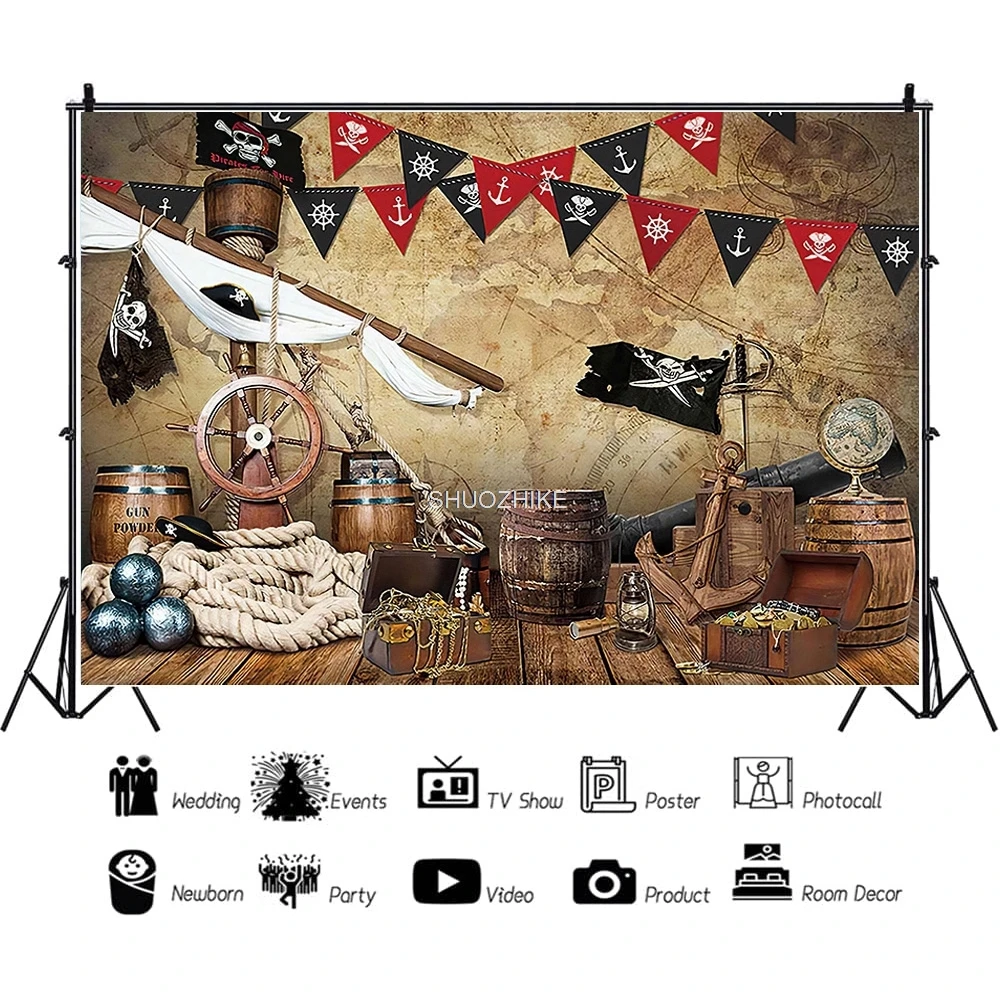 SHUOZHIKE Flower and Wood Plank Photography Backdrops Props Wall Valentine's Day Vintage Photographic Background AA-11