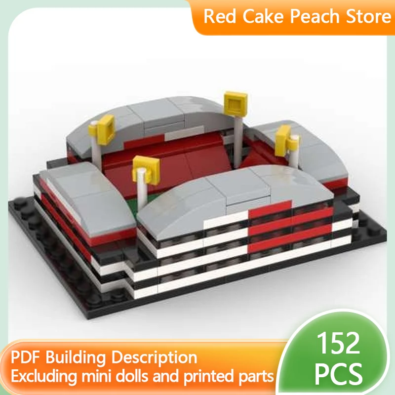 

Модель городской улицы MOC, строительные блоки, стадион Нидерландов, модульная технология, детские праздничные подарки, конструктор, игрушки для сборки