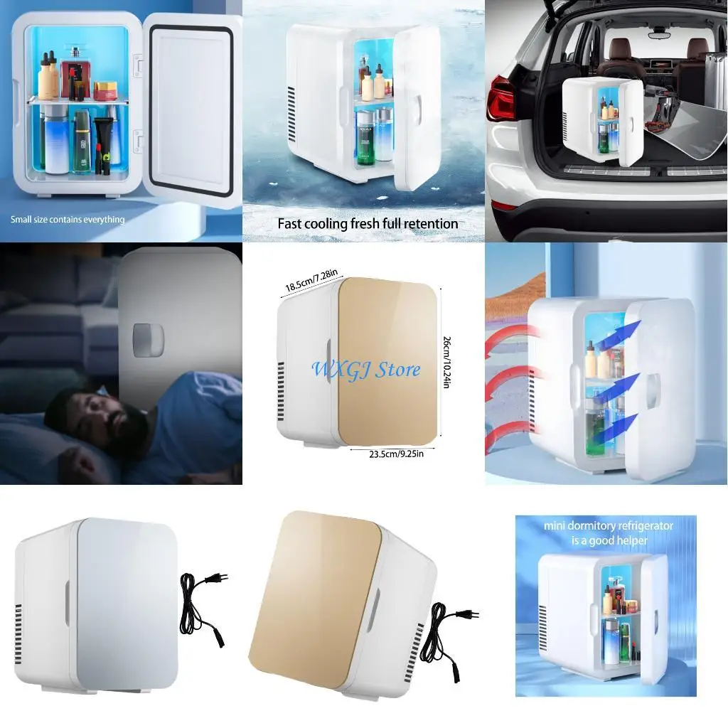 

37JE Convenient 6L Fridge for Students Commuters with Portable & Space Saving Design