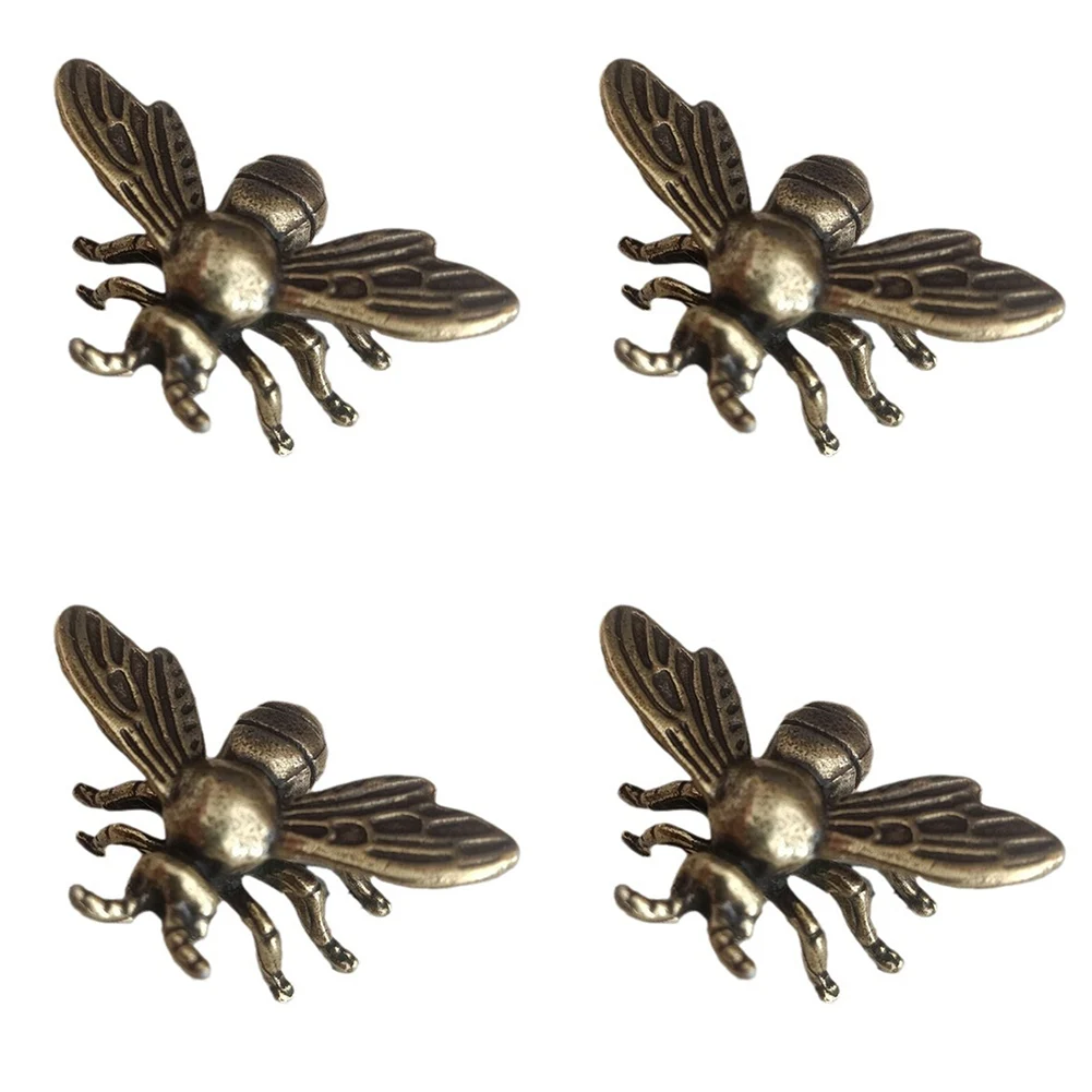 

Brass Bee Ornament Bee Figurine Decor Compact Size Exquisite Design Home Decorations Simple And Delicate Space-saving